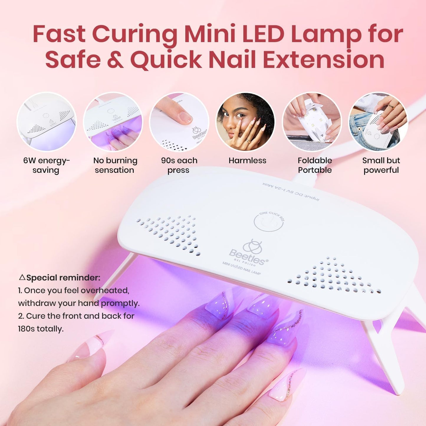 Beetles 30 Colors Poly Extension Gel Nail Kit With U V Lamp Nude Pink Glitter Poly Nail Gel Starter Kit All In One With Nail Art Accessories Manicure DIY Home Salon Gift for Women Girls