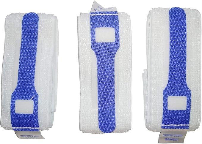 3 Pack Foley Catheter Leg Strap Ã¢ÂÂ Adjustable Urinary Drainage Tube Holder with Anti-Slip Silicone Grip Ã¢ÂÂ Comfortable, Reusable Stabilizer for Catheter Securement (23Ã¢ÂÂ x 2Ã¢ÂÂ)