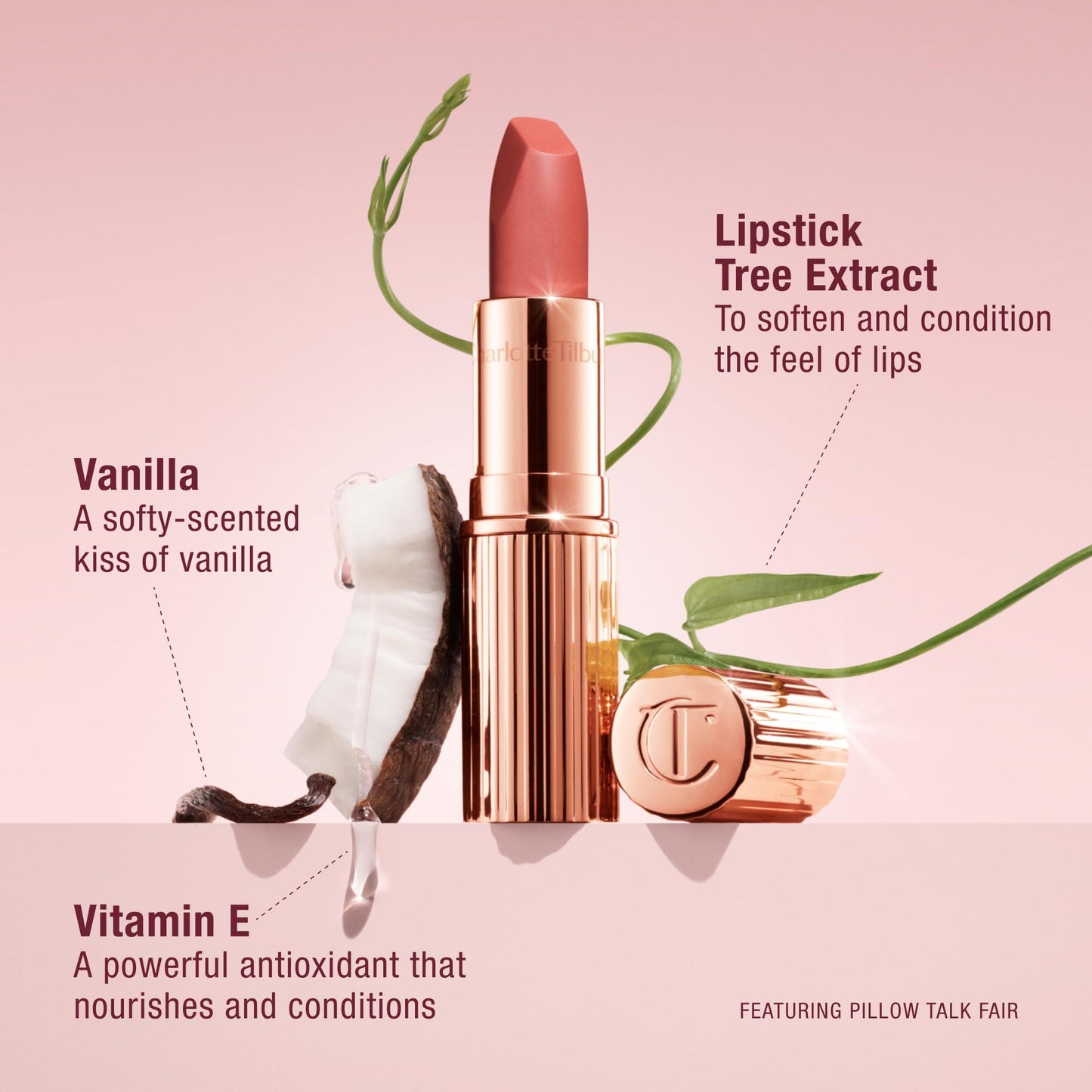 Charlotte Tilbury Matte Revolution Lipstick - Long Lasting, Matte Lipstick with Buildable Color & Lip-Loving Ingredients - Creamy, Easy to Blend Formula - Walk Of No Shame