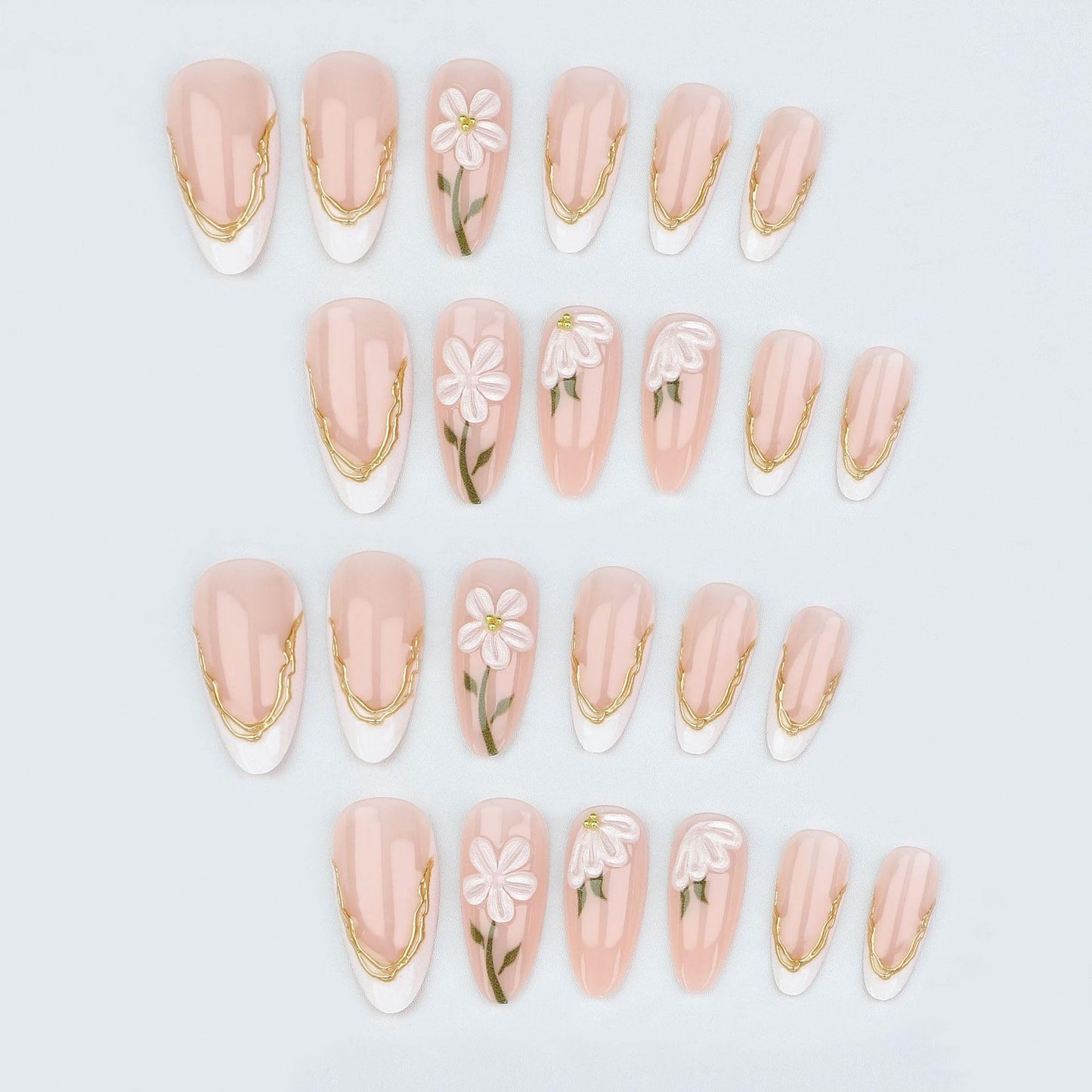 plalely Square Press on Nails Short Fake Nail Acrylic Nail Press ons Sparkly Glitter Stick on Nail for Women 24pcs (Colorful)
