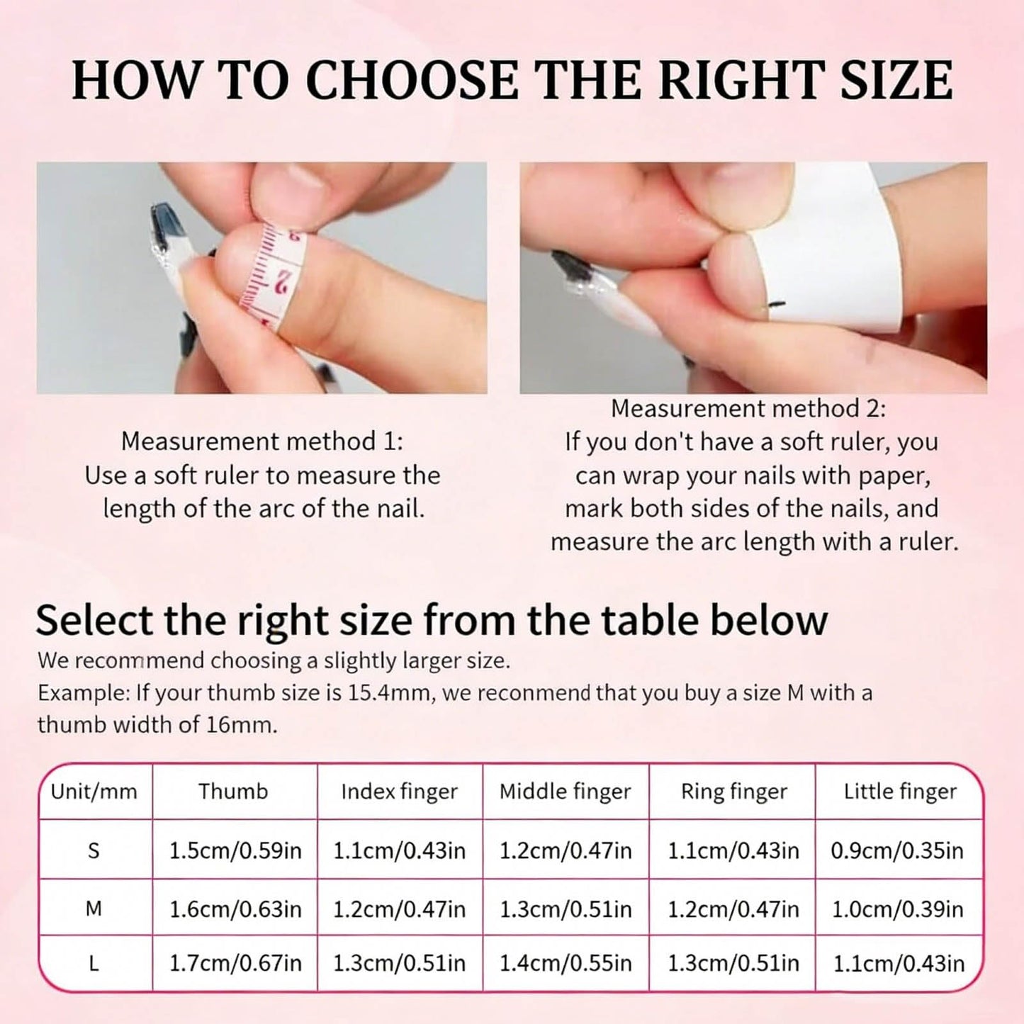 Handmade Press on Nails Almond Medium Reusable Acrylic Homemade Nails French Tip With 3D Design Fake Nail Art Sweet Cool Butterfly Press ons Nail for Women Full Cover Nail Decorations M