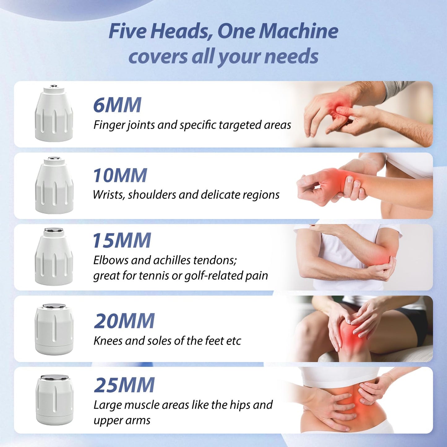 Shockwave Therapy Machine, Extracorporeal Shock Wave Therapy Device for Pain Relief, Muscle and Bone Tissue Regeneration, ESWT Shockwave Therapy, Non-Invasive