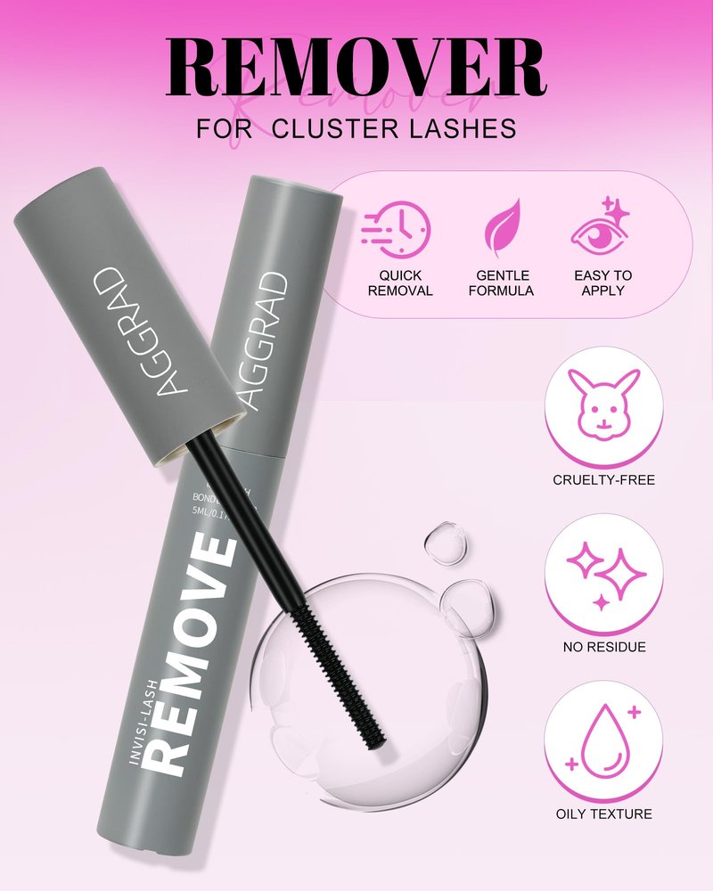 Flora Lash Clusters Kit 8-14mm Wispy Eyelash Clusters Spiky WideSpan DIY Eyelash Extension Kit Spiky Cat Eye Lashes Individual Fake Eyelashes Clusters Kit Ultra-Thin Black Band