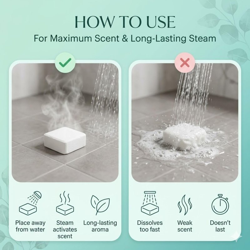 REVIV Shower Steamers Aromatherapy 15 Long-Lasting Eucalyptus & Mint Shower Bombs for Stress Relief and Sinus Support Self Care Spa Gifts for Women & Men