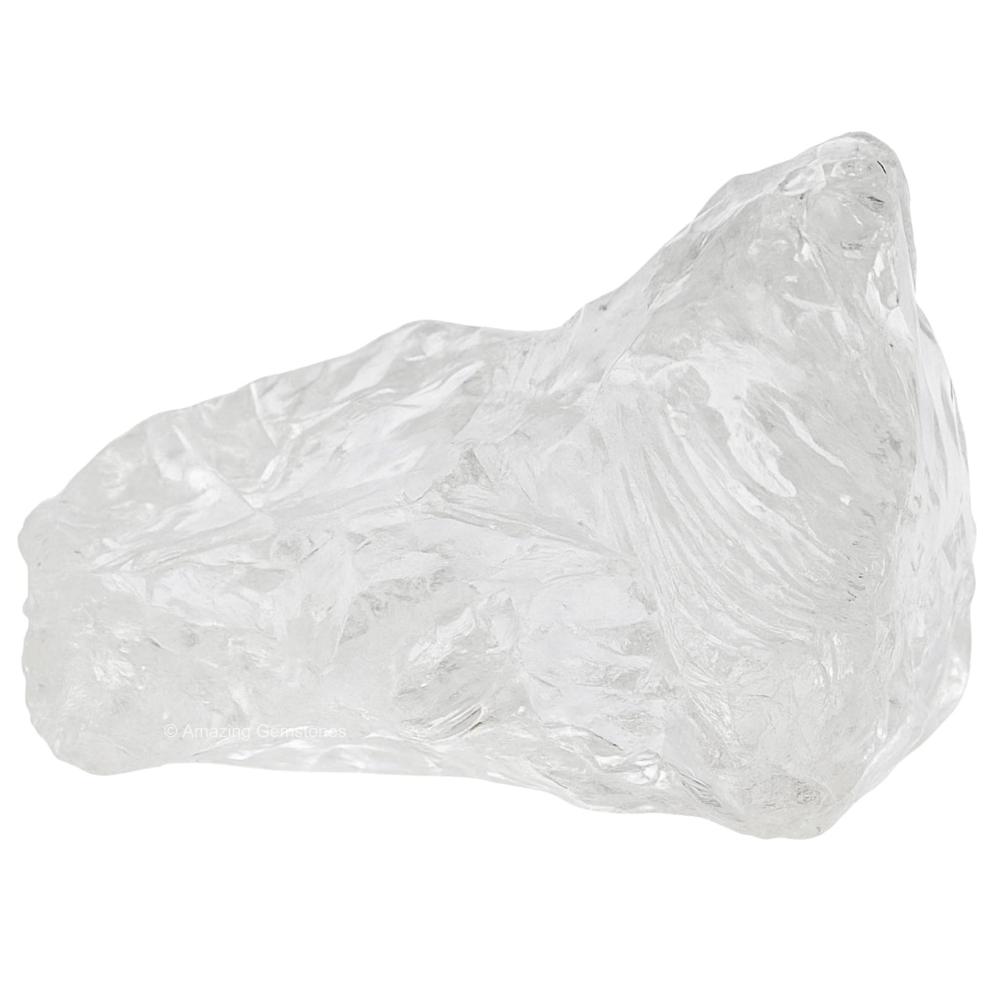 Amazing Gemstone 2 Pieces Premium Grade Clear Quartz Raw Crystals and Healing Stones, Natural Rocks for Tumbling and DIY Raw Stones and Crystals