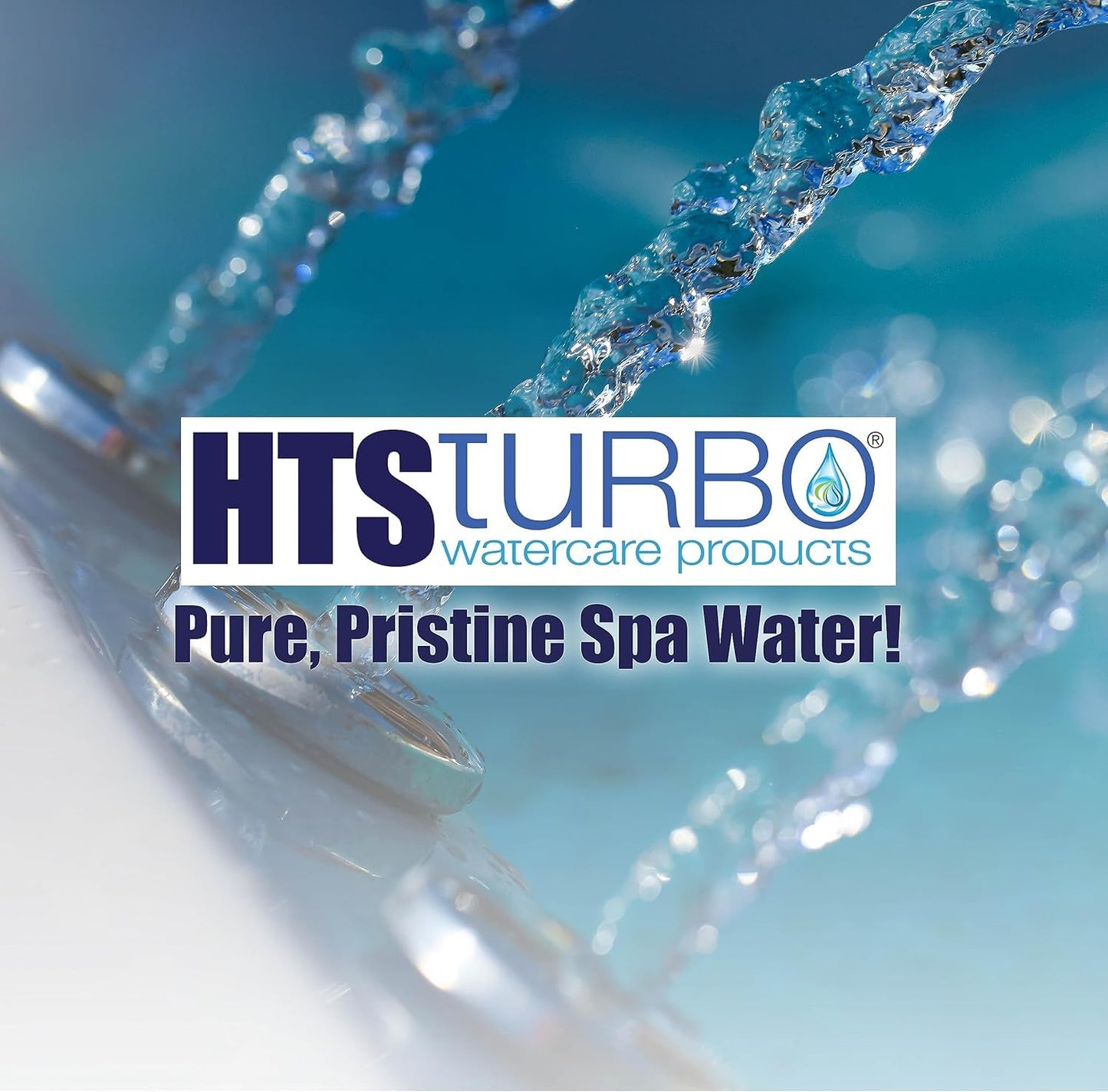HTS Turbo 1.5 lbs Non-Chlorine Spa Shock - Oxidizer for Hot Tub & Spa - Fast-Dissolving, Crystal Clear Water, USA Made