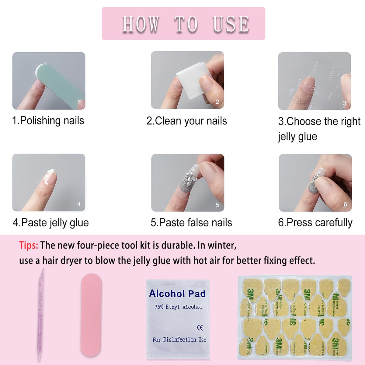 White French Leopard Print Press-On Toenails Short Square False Toenails Leopard Print Full Coverage Summer Shiny Acrylic Toenail Stickers Decorations for Women 24pcs