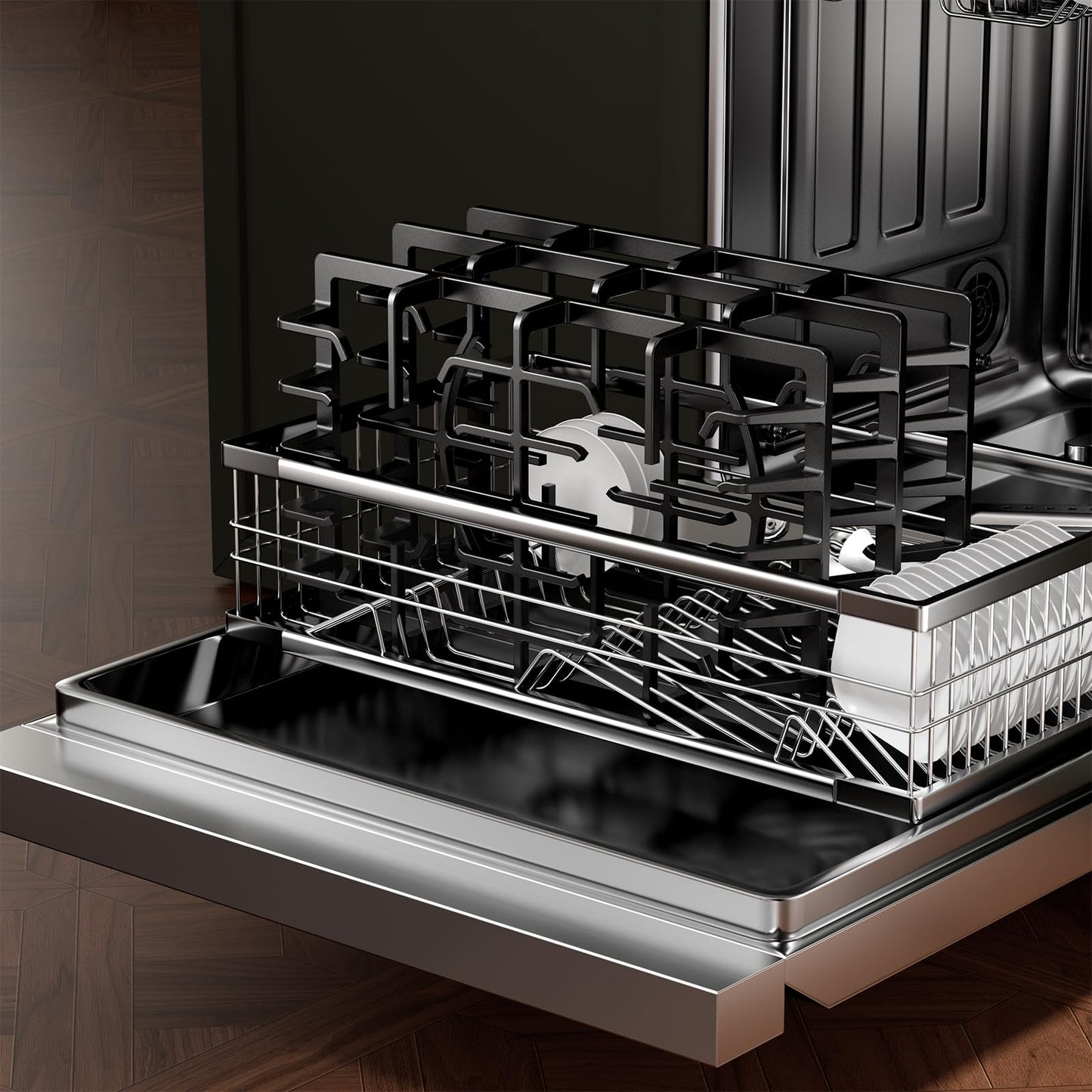Empava 36 Inch Built-in Gas Cooktop with 5 Sealed SABAF Burners, Black Tempered Glass Surface, LPG/NG Convertible, Flame Failure Protection, Dishwasher Safe Grates