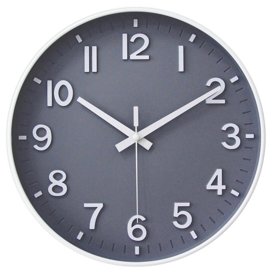 HZDHCLH Wall Clocks Battery Operated,12 inch Silent Non Ticking Modern Wall Clock for Living Room Bedroom Kitchen Office Classroom Decor (Olive Green and Gold)