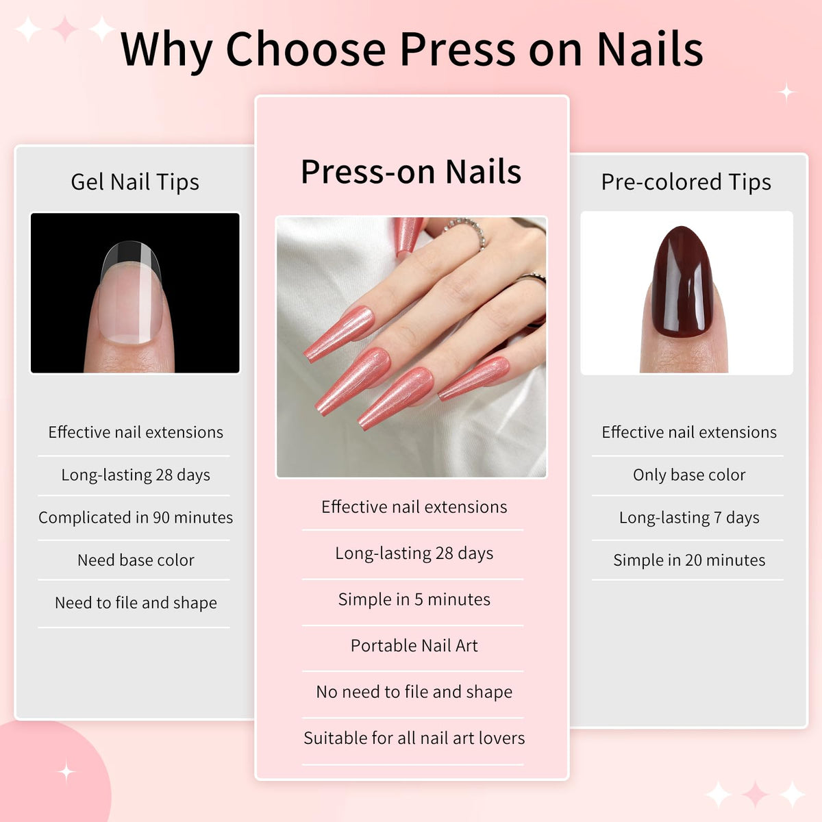 Red Cat Eyes Press On Nails,12 Sizes - 24 Pcs Soft Gel Red Long Coffin Fake Nails Kit with Nail Glue, Natural Reusable Stick On False Nails for Women and Girls SK1054