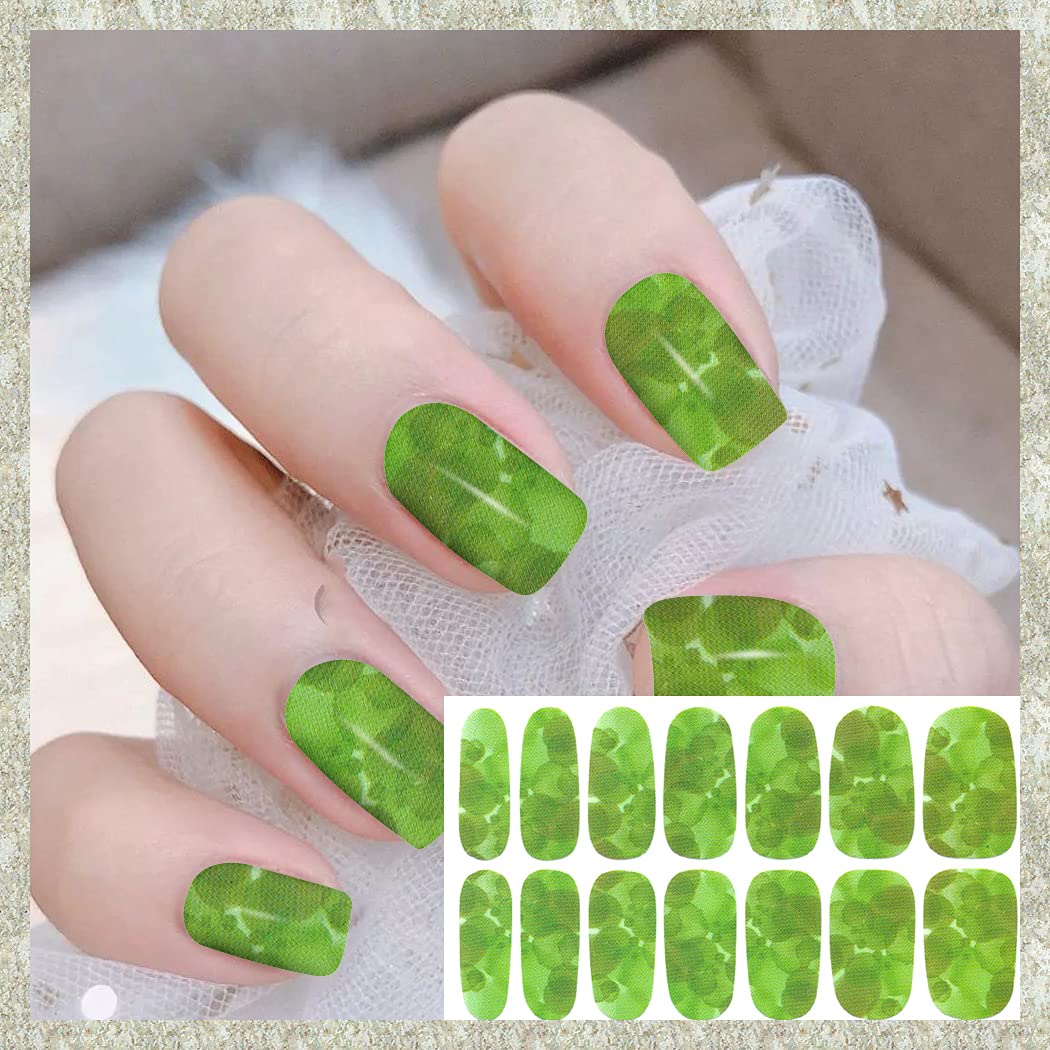 WOKOTO 20 Sheets Marble Peel and Stick Nail Polish Strips - Candy Color Gradient Full Marble Nail Polish Stickers Wraps for Women Girls with Nail File Stick On Nail Strips