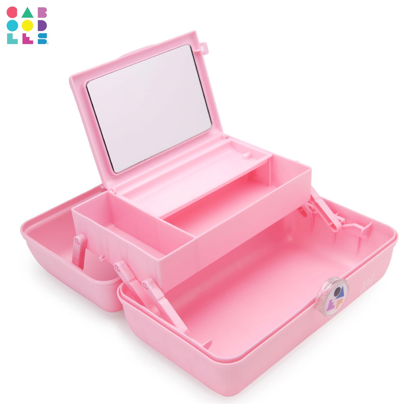 Caboodles Twilight Disco - On-the-go Girl Costmetic Organizer Make-up & Accessory Carry Case, Pink Sparkle