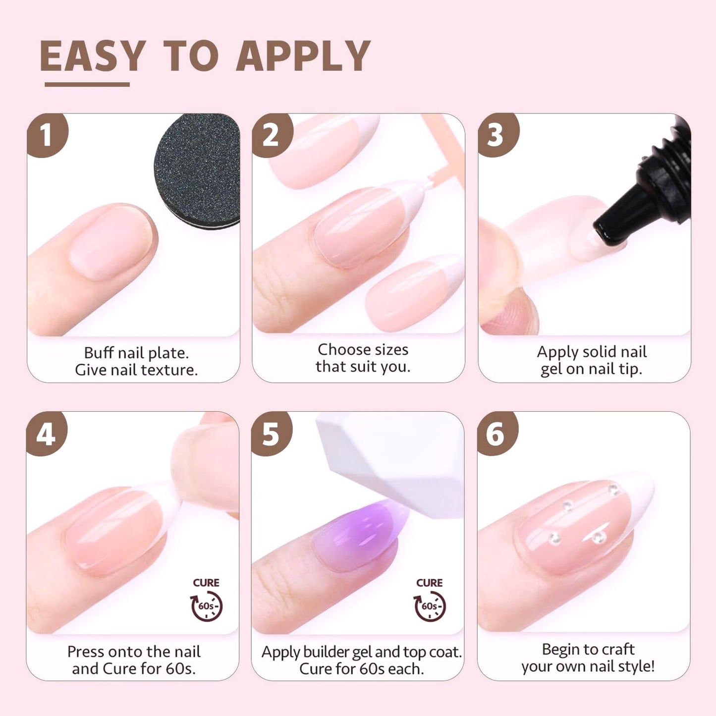 24 Pcs 3D Pink Press on Nails Y2K with Glue Butterfly and Flower Designs Bow Nails Pink Acrylic Nails Cute Press on Nails