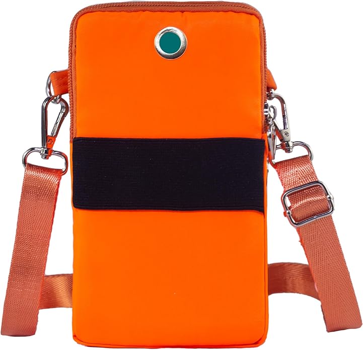 JANKS Small Crossbody Bag for Women - Mini Phone Purses with Crossbody Strap and Wallet - Nylon Arm Bag