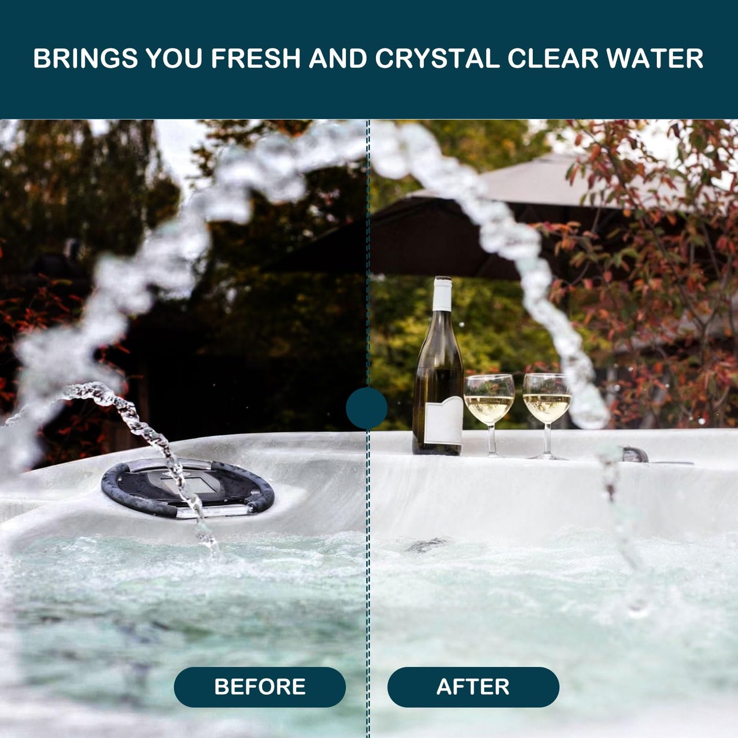 Mineral Cartridge Replacement Compatible with Frog @Ease in-Line Mineral Cartridge System for Marquis, Caldera, Artesian & Hot Springs Spas CYA Free, for up to 600 Gallons (2 Pack)