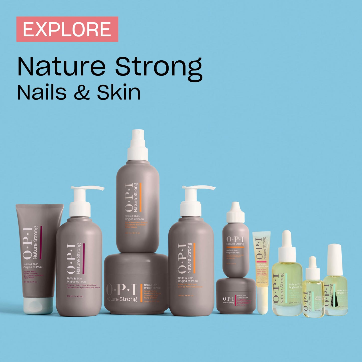 OPI Nature Strong Nails & Skin - Glow Up Nail & Cuticle Oil with Dropper | Lightweight, Nourishing Natural Oil Blend Moisturizes Dry Cuticles | Enriched with Vitamin E | 1.0 Fl Oz | 30 mL