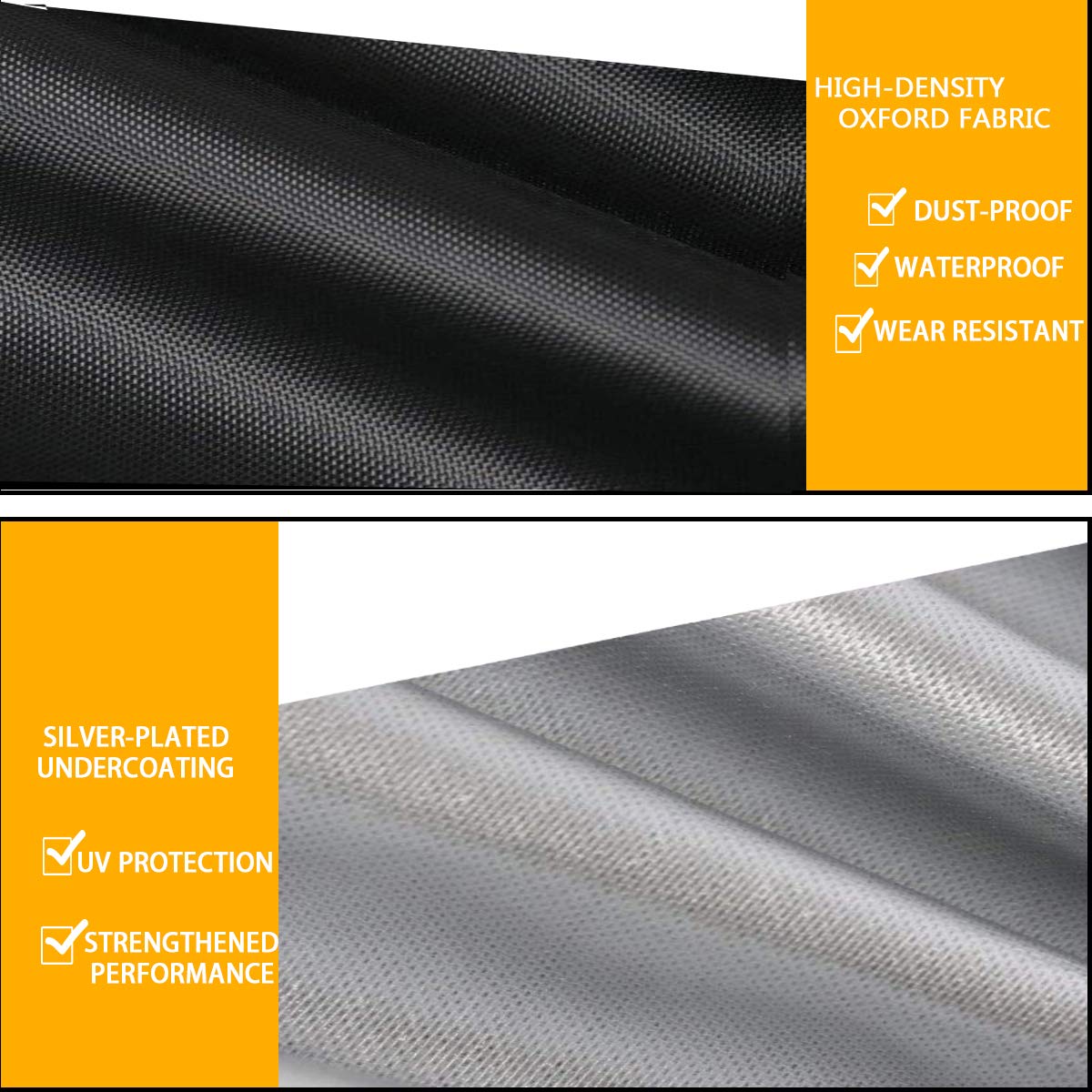 POMER Treadmill Cover, 81x37x67 inch Dustproof Oxford Fabric with Zipper Running Machine Protective Cover for Non-Folding Home Treadmill