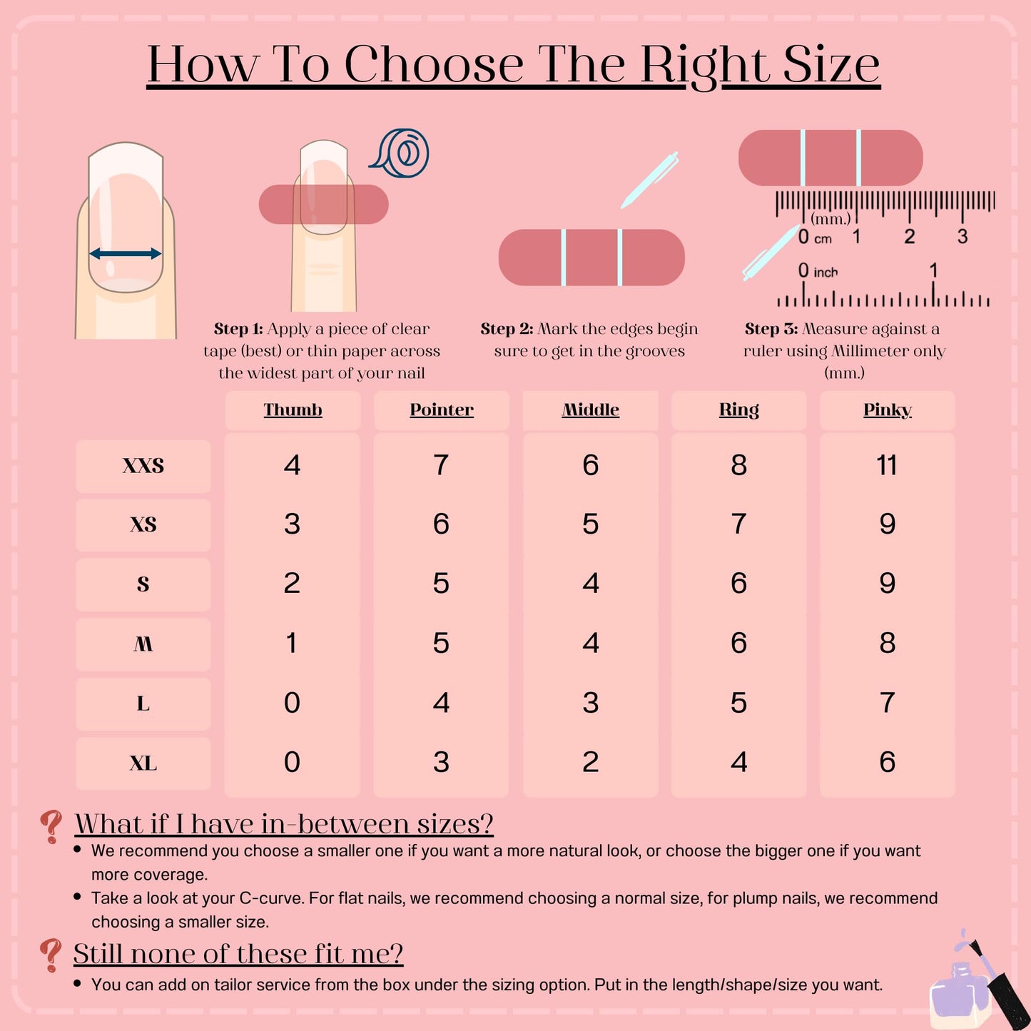 Azilaz Press On Nails, Nude Pink Ombre Almond Shape, Handmade,XS-XL Sizes, 10-Piece Set(Small)