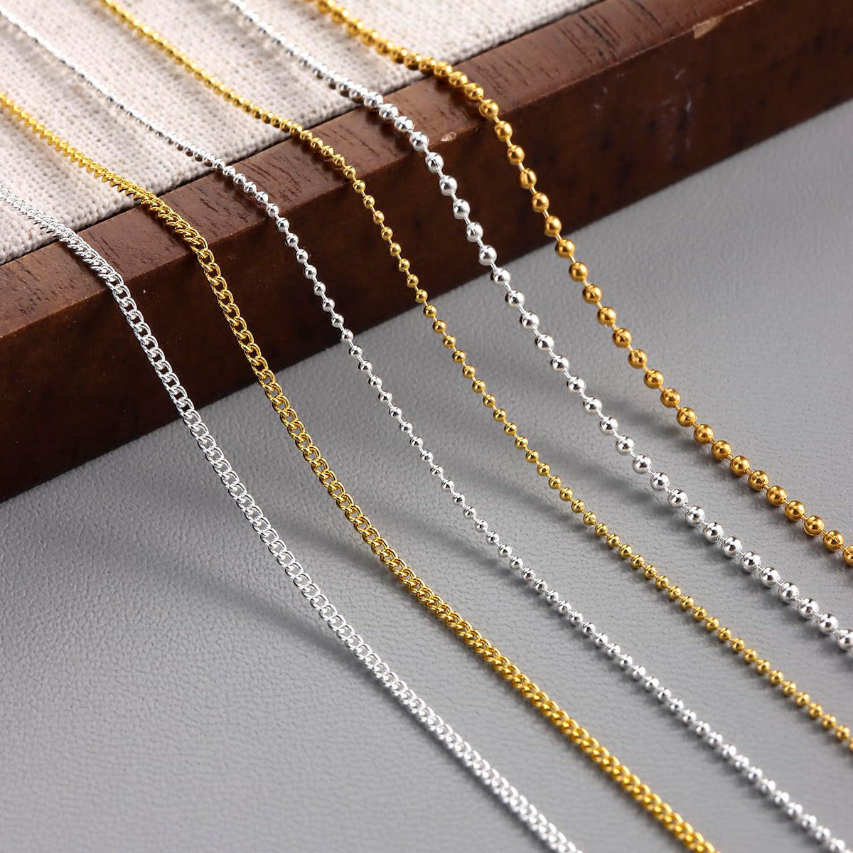 12 Strips Metal Nail Chain Charms, 3D Gold Silver Nail Art Line Accessories, Punk Luxury Pearl Gem Jewelry Chains for Women Girls Manicure Supplies DIY Crafts Decorations