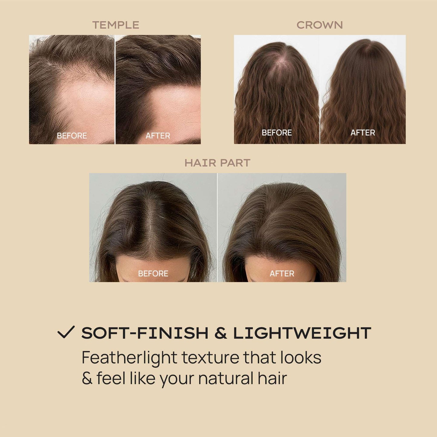 Style Edit Hair Building Fibers for Thinning Hair | Conceals Receding Hairlines, Fine Hair & Bald Spots for Fuller looking hair, 100% Plant-Based Thickening Powder for Men & Women, Medium Brown 0.88oz
