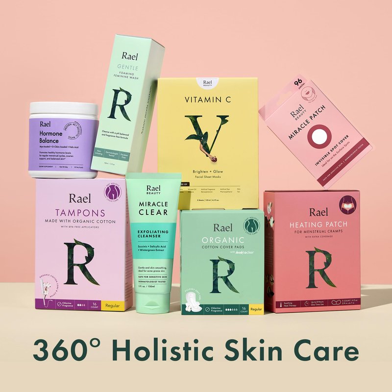 Rael Face Mask Skin Care, Collagen Face Masks - Bamboo Facial Sheet Mask, Korean Skincare, with Collagen Essence and Fruit Extracts, Nourishing and Hydrating, All Skin Types (Collagen, 5 Sheets)