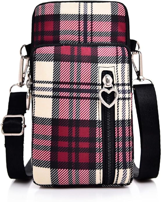JANKS Small Crossbody Bag for Women - Mini Phone Purses with Crossbody Strap and Wallet - Nylon Arm Bag