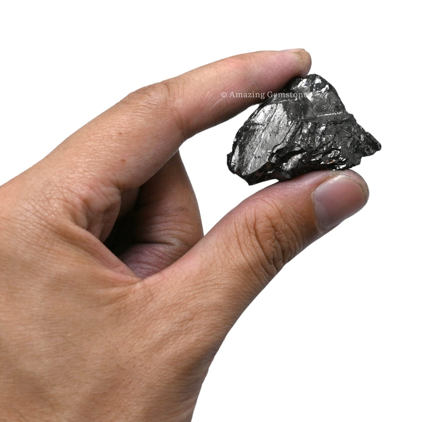 Amazing Gemstone Elite Shungite Raw Crystals and Healing Stones, Natural Rocks For Tumbling - DIY Raw Stones And Crystals (1 Piece)