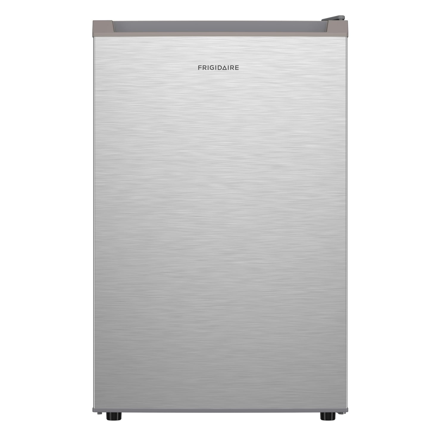 Frigidaire Mini Refrigerator, Compact Freezer Compartment, Adjustable Thermostat Control, Reversible Door, Contemporary Series, 4.5 cu ft, Platinum