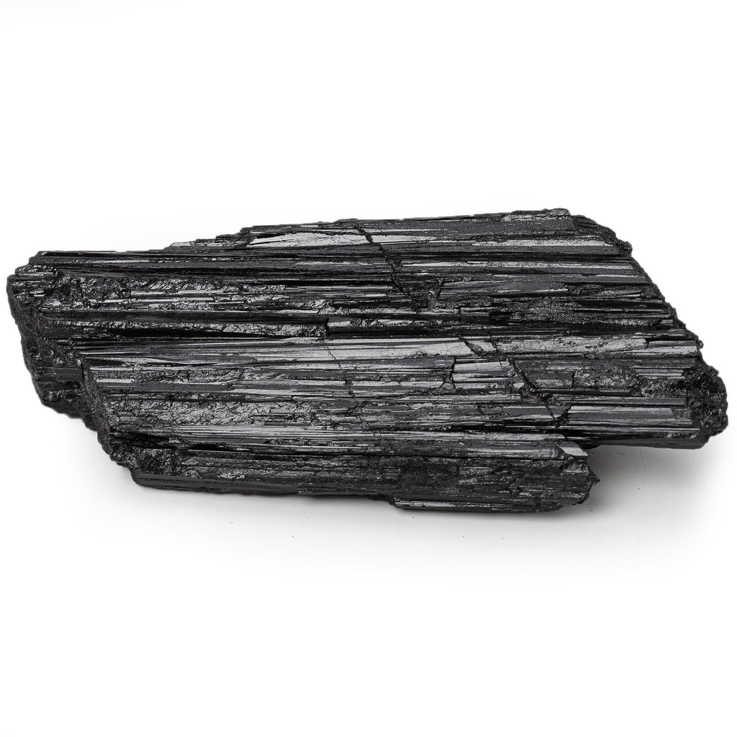 SMOHEAL Large Raw Black Tourmaline Crystal Natural Rough Stone Healing Crystals for Meditation Reiki Energy Decoration 1.5-2lbs