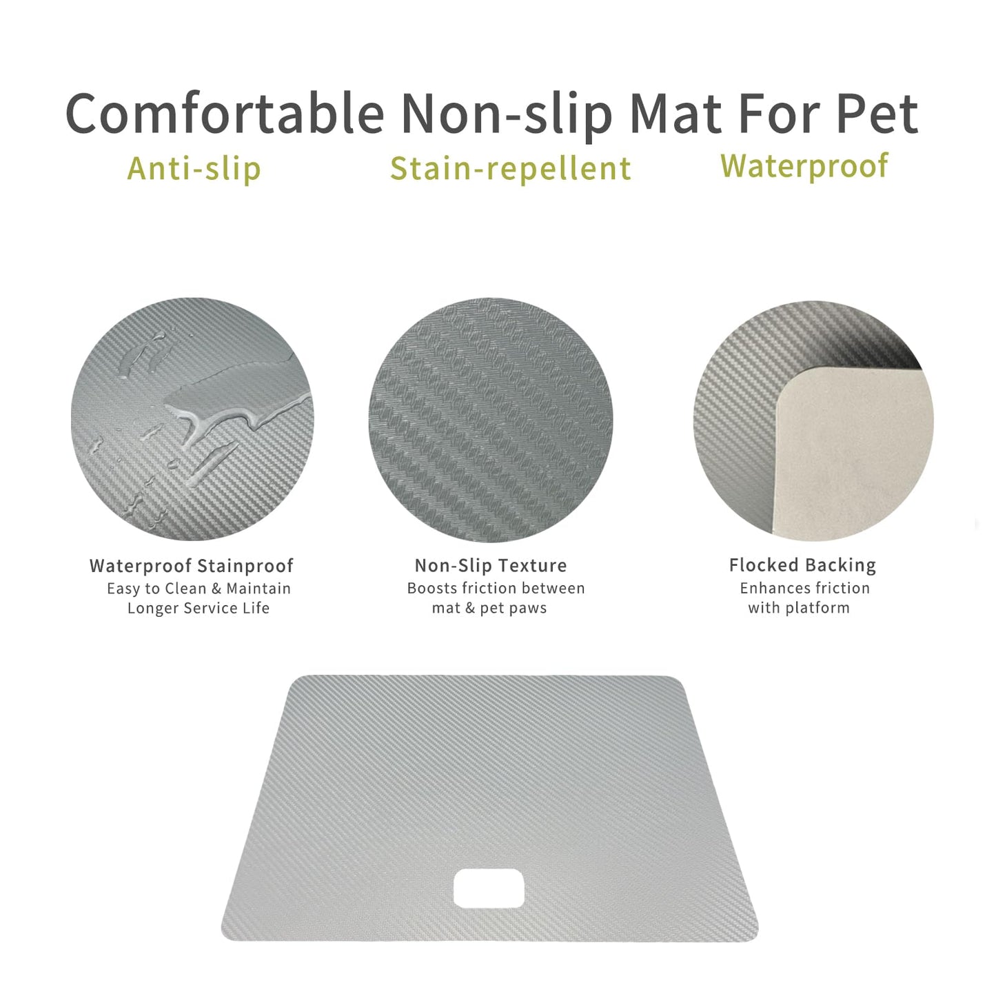 MINDPET-MED Pet Scale for Large Dog, Dog Scale 31.5X 19.7 Inches, Veterinary Scale with Non-Slip Mat, Animal Scale Platform, Weight Capacity Up to 220lbs, Accuracy 10g, with Tare/Hold, Size L, Black