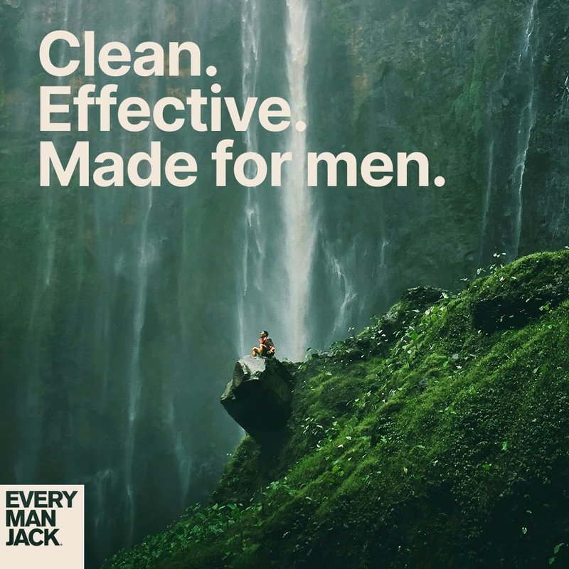 Every Man Jack Men's Shampoo and Conditioner Set - Pacific Surf - Made w/Plant Powered Refreshing Ingredients like Argan and Aloe - 16 fl oz (2 Pack)
