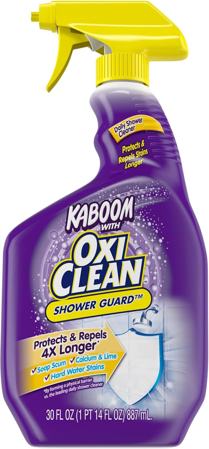 OxiClean Shower Guard Daily Shower Cleaner, 30â¯oz., Protects & Repels Stains