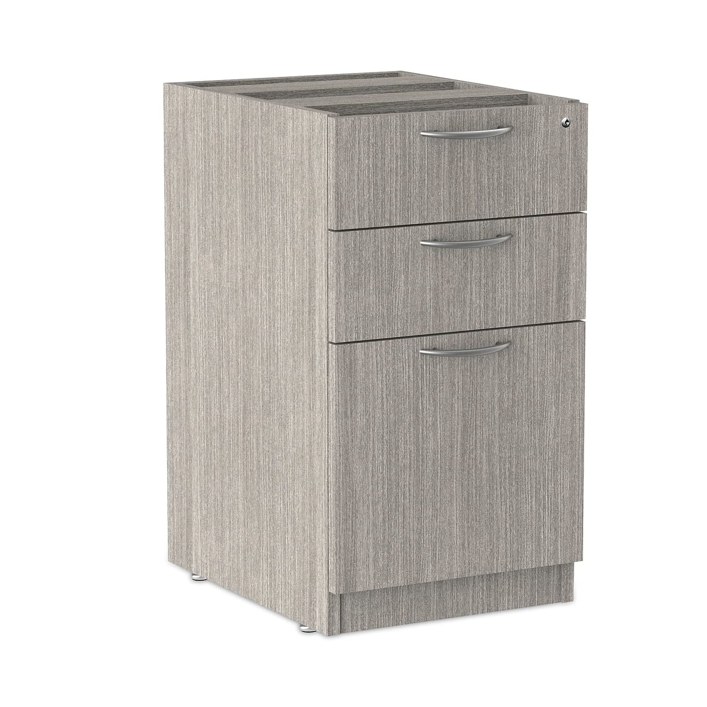 Alera Alera Valencia Series Full Pedestal File, Left/Right, 3-Drawers: Box/Box/File, Legal/Letter, Gray, 15.63" x 20.5" x 28.5"