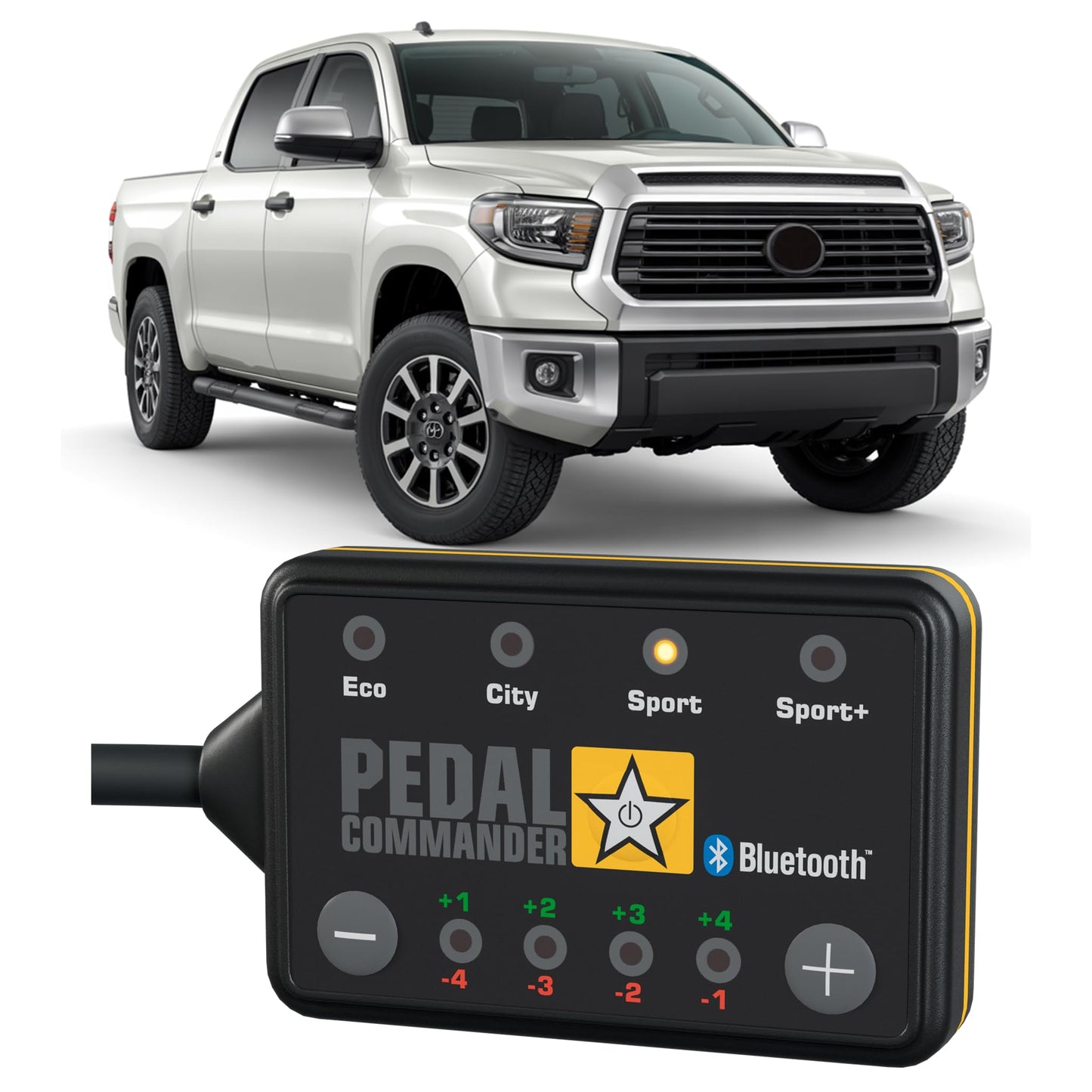 PEDAL COMMANDER Throttle Response Controller Compatible with Toyota Tundra 2007-2021 - Plug-and-Play, 4 Driving Modes, App Control, Off-Road Throttle Controller Performance Mods, Tundra TRD Parts