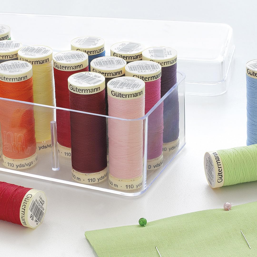 Gutermann Spool Box 26 Cotton Thread Set, Assorted Colors (6818670)