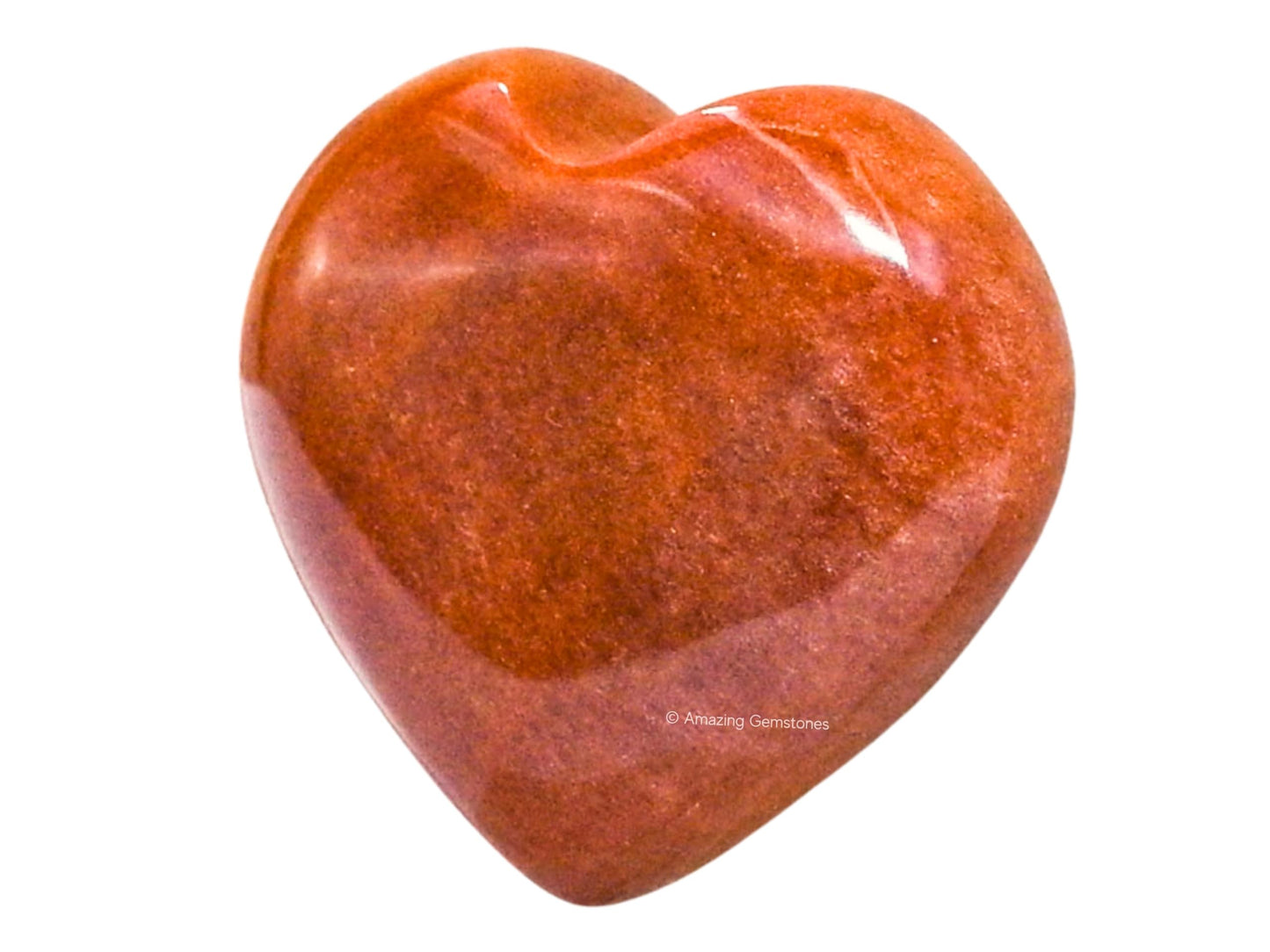 Amazing Gemstone Chocolate Jasper Crystal Heart Palm Stone - Pocket Massage Worry Stone for Natural Body Chakra Balancing, Reiki Healing and Crystal Grid