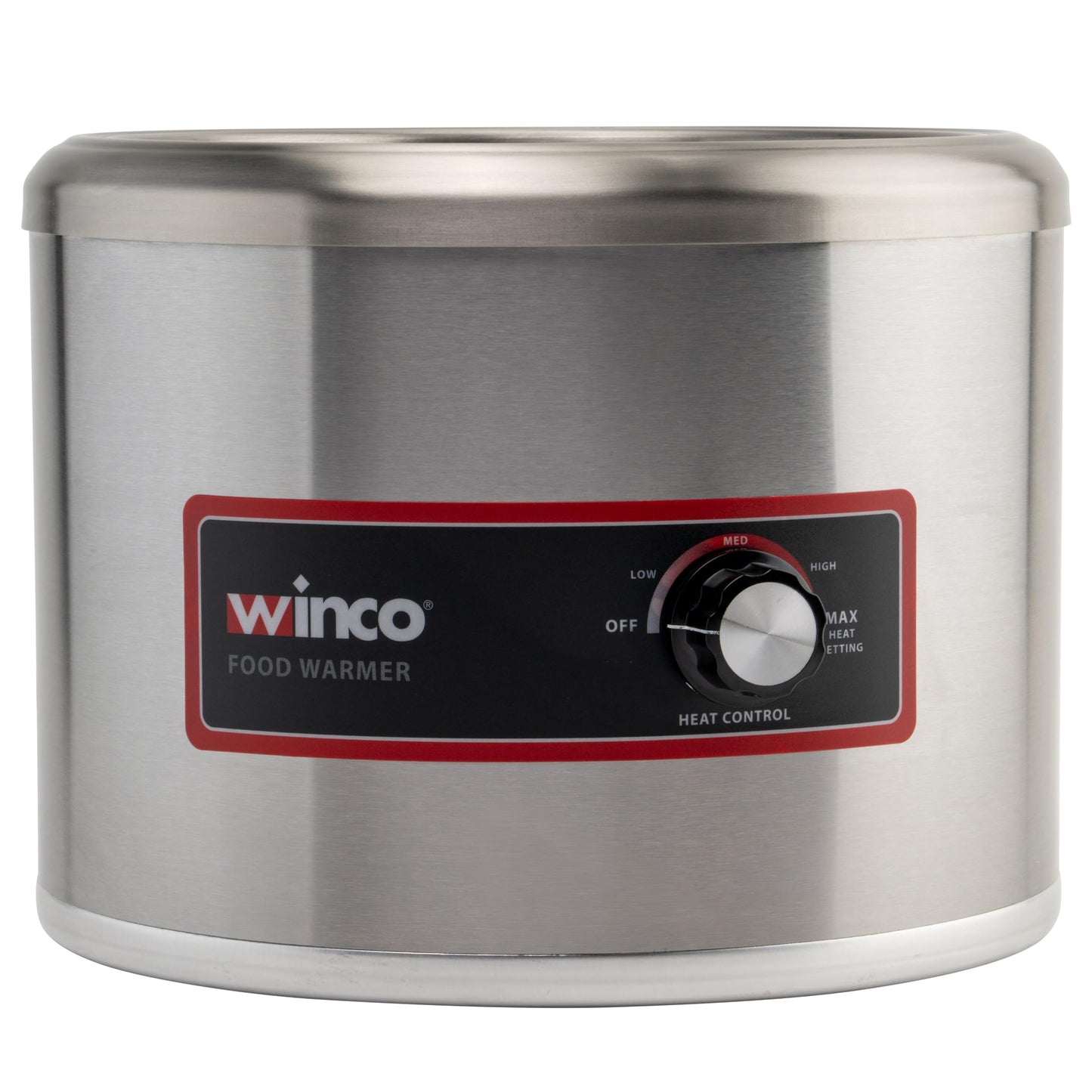 Winco Electric Round Food Warmer/Cooker, 750W, 120V, 11 Quart