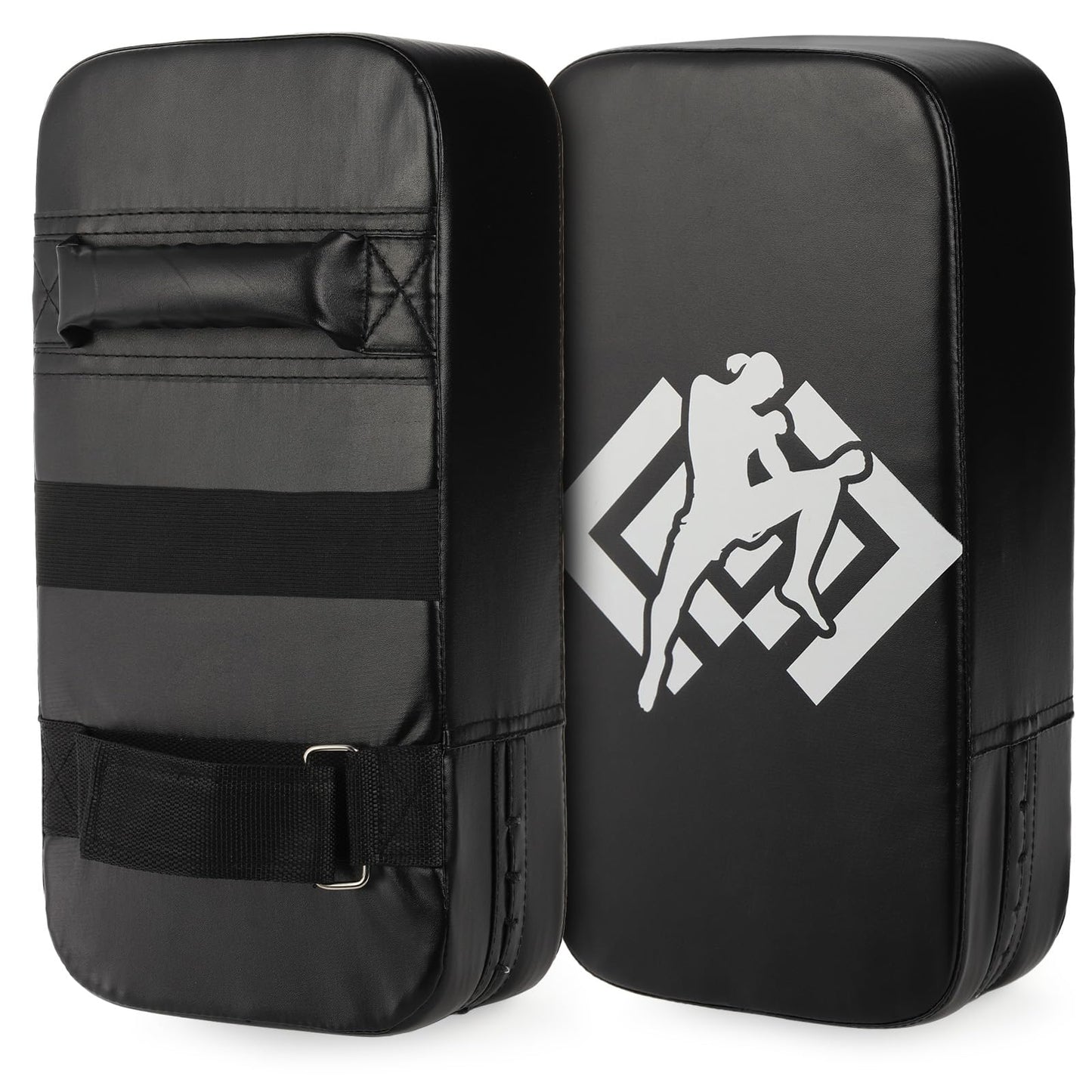 ZOOFOX 2 Pack Muay Thai Pads, Boxing Equipment Kicking Punching Shield, MMA Karate Taekwondo Training Pads for Men Women Gym