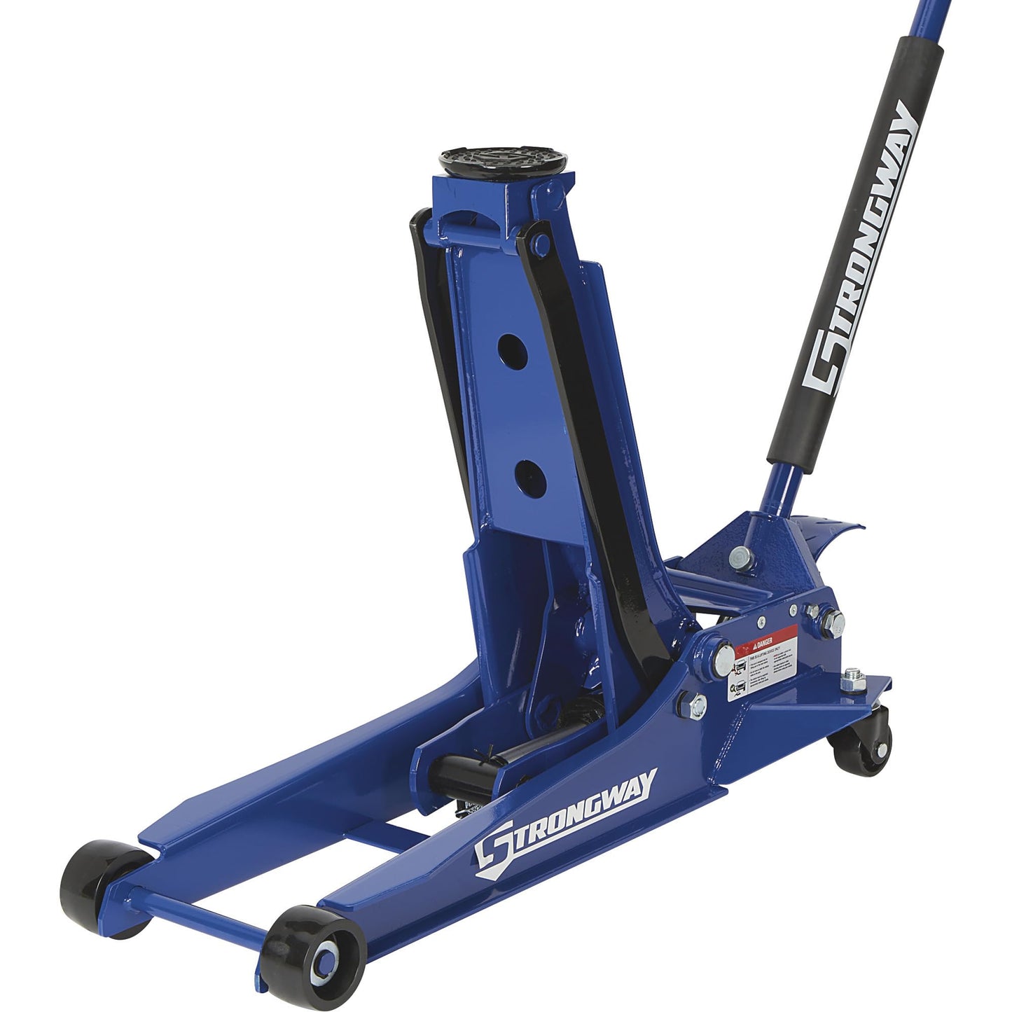 Strongway Long-Reach, Low-Profile Professional Service Floor Jack — 3-Ton Capacity