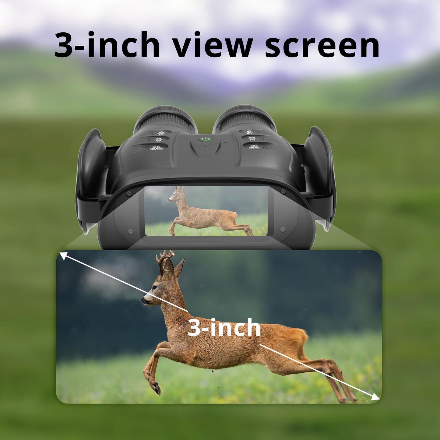 oneleaf.ai Find NV200 True 4K 35mm Night Vision Binoculars, Night Vision Goggles for Observation/Hunting, Night Viewing Distance up to 600M (Day Viewing Distance up to 6KM)