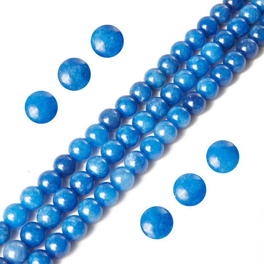 100pcs 6mm Kyanite Beads Natural Gemstone Beads Round Loose Beads for Jewelry Making