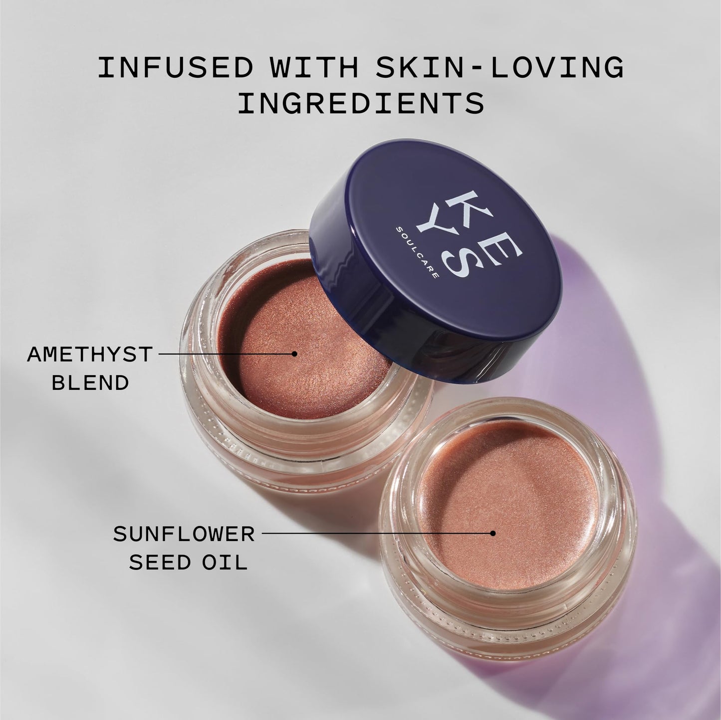 Keys Soulcare Gleam On Highlighting Balm with Sunflower Seed Oil, Nourishes & Smooths Skin for a Dewy Radiant Glow, Vegan, Cruelty-Free, 0.14 Fl Oz