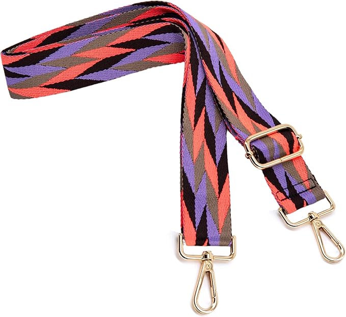 S&loyoe Purse Straps Replacement Crossbody Bag Strap Adjustable Wide Guitar Straps for Handbags 1.5inch