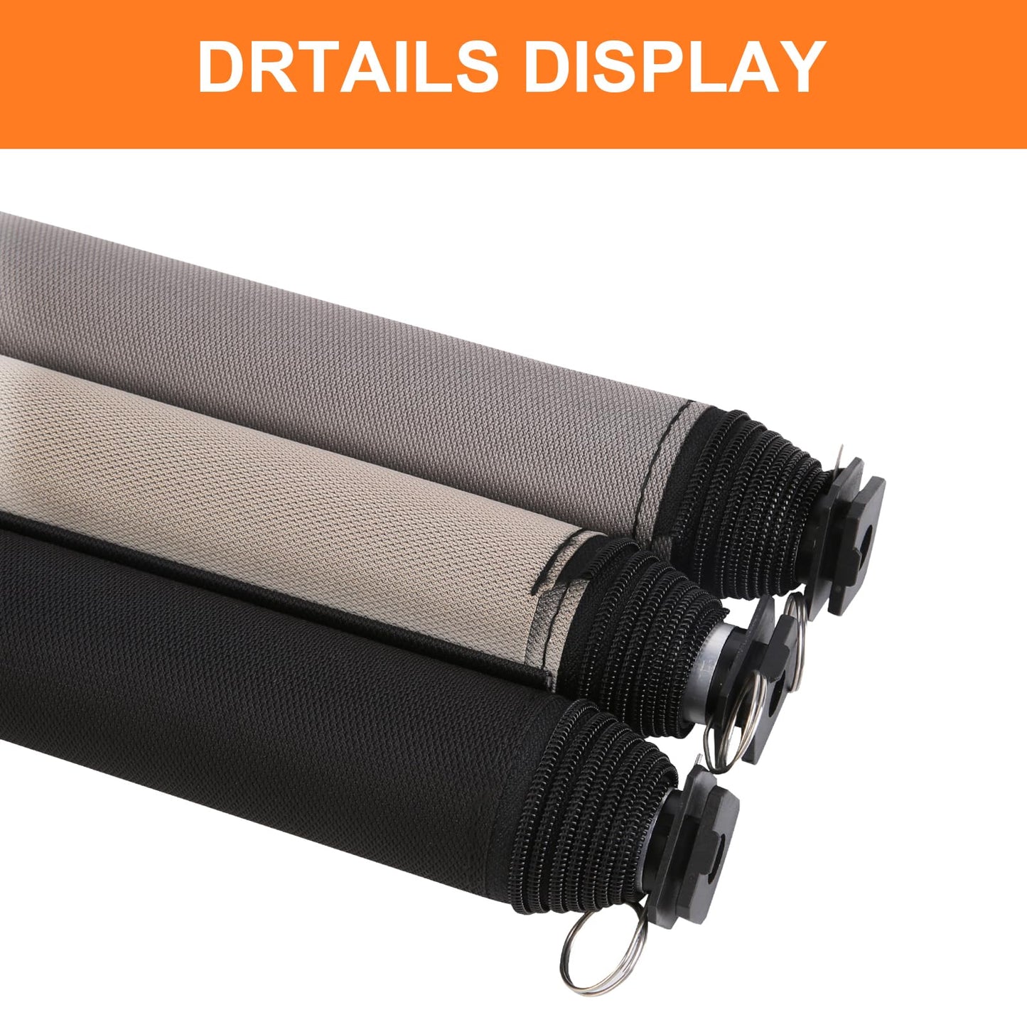 YIFOUM Car Panorama Sunroof Sunshade Curtain Cover Sun Shade Roller Blind Assembly for Infiniti QX30 Q30 2016 2017 2018 2019-912501A69A (Black)
