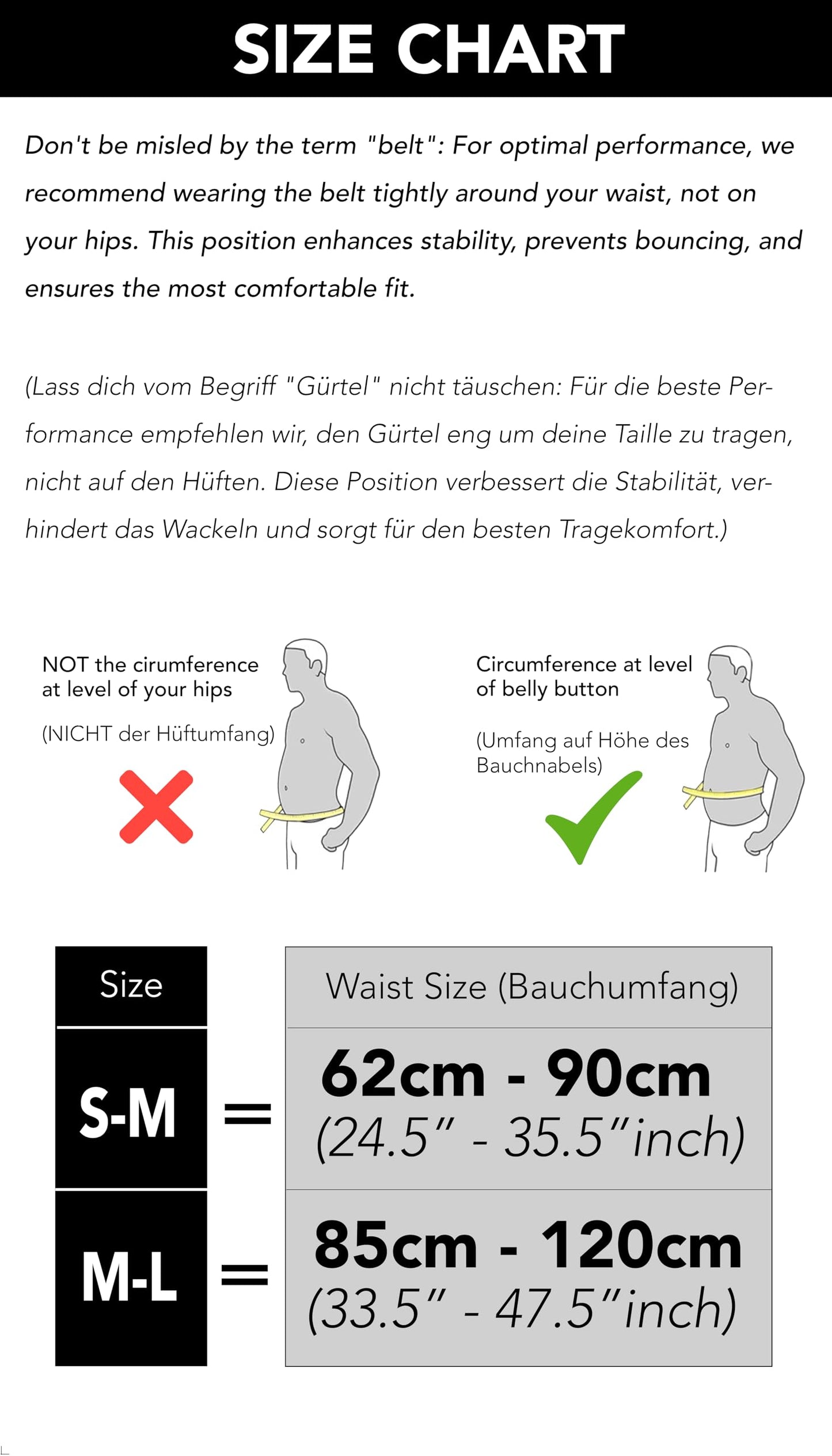 Fitgriff® Running Belt for Men & Women - Secure Jogging Pouch for Phone, Keys & Essentials - For All Cell Phones (Black, 24.5" - 35.5"" Waist Size)"