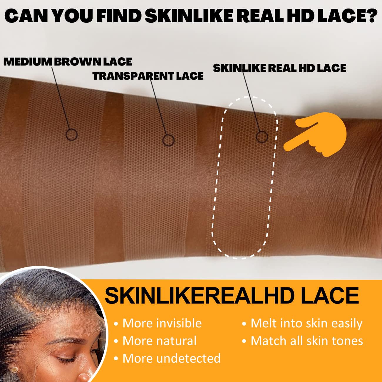 QTHAIR 18A Grade Straight Human Hair HD Lace Frontal 100% Unprocessed Straight Human Hair Frontal Natural Color 16" 13x4 Frontal Pre Plucked Natural Hairline
