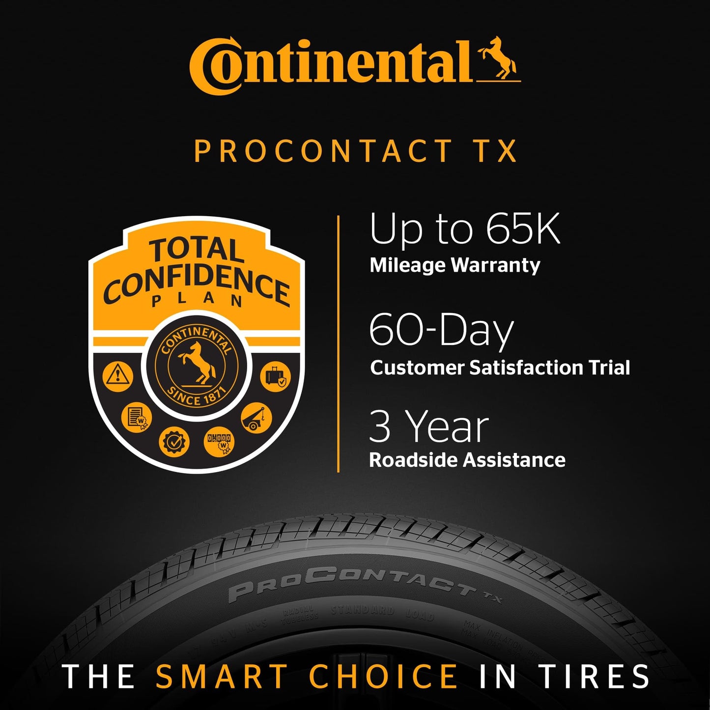 Continental ProContact TX All Season 235/45R18 94V Passenger Tire
