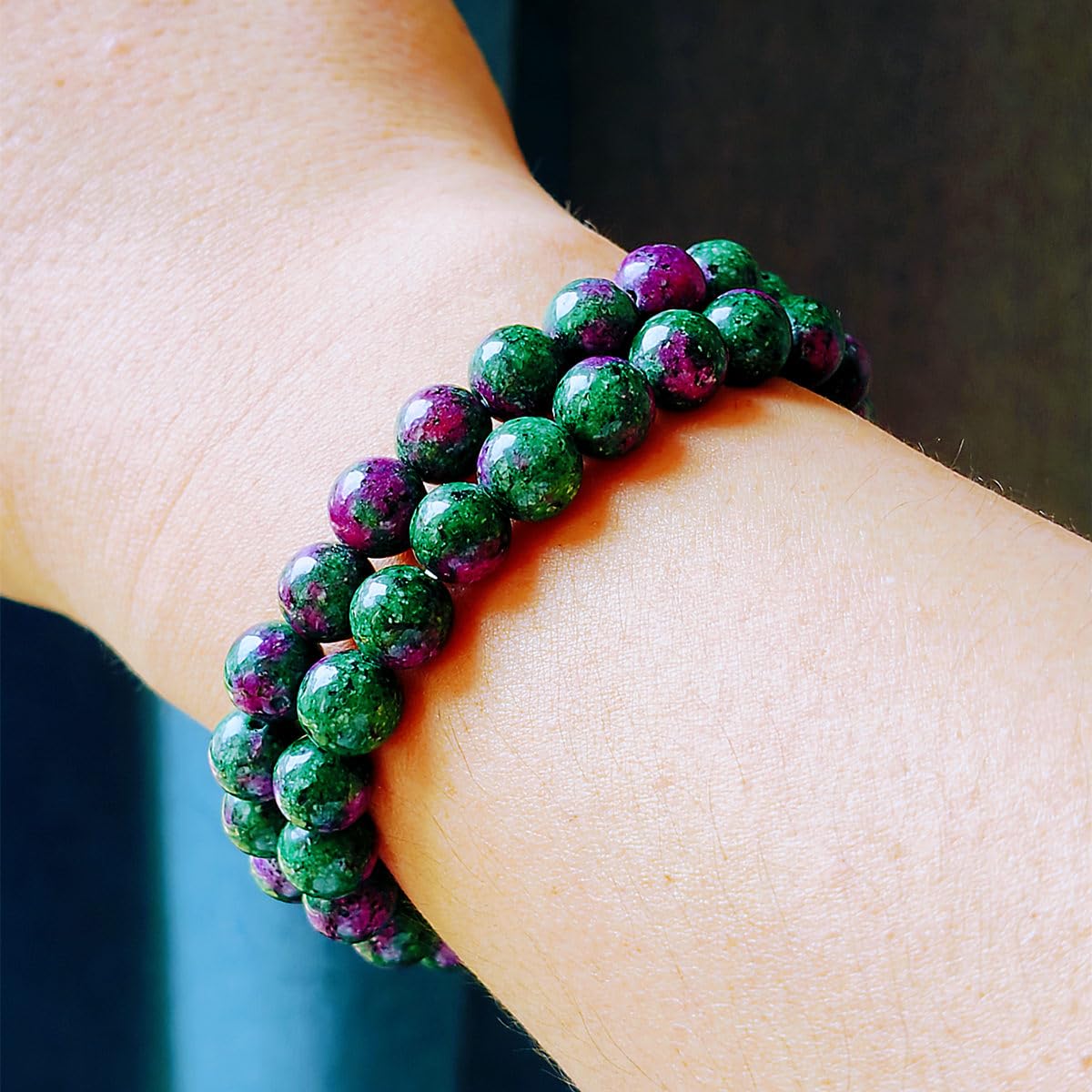 WEFRIN Evil Eye with Hematite Black Obsidian Tiger Eye Stone Triple Protection Bracelets for Men Women, Crystal Healing Stone Bracelet Bring Luck Prosperity and Happiness Jewelry (G-8mm(g))