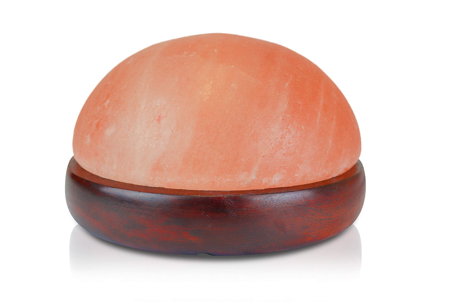 Himalayan Secrets® Salt Dome Lamp | for Warming Up Hands and Feet (9" Diameter)