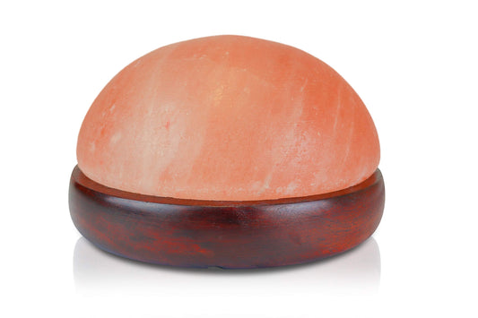 Himalayan Secrets® Salt Dome Lamp | for Warming Up Hands and Feet (9" Diameter)